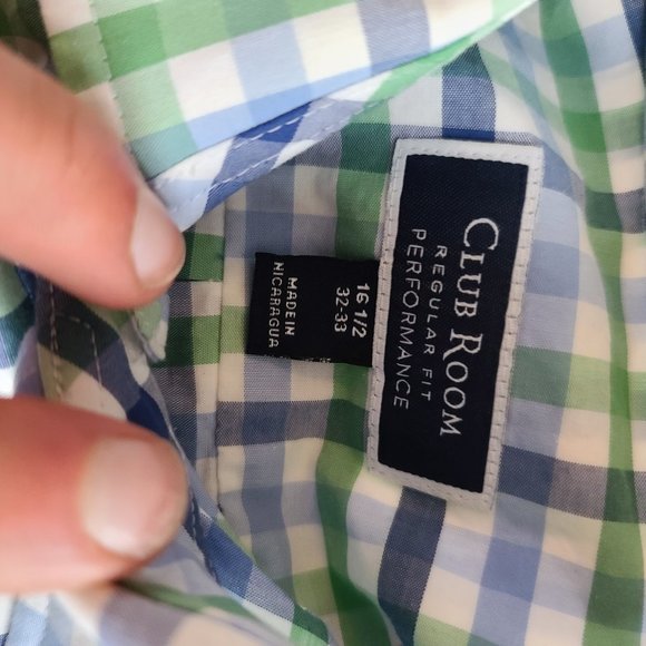 Club room button up collared shirt - Picture 2 of 2